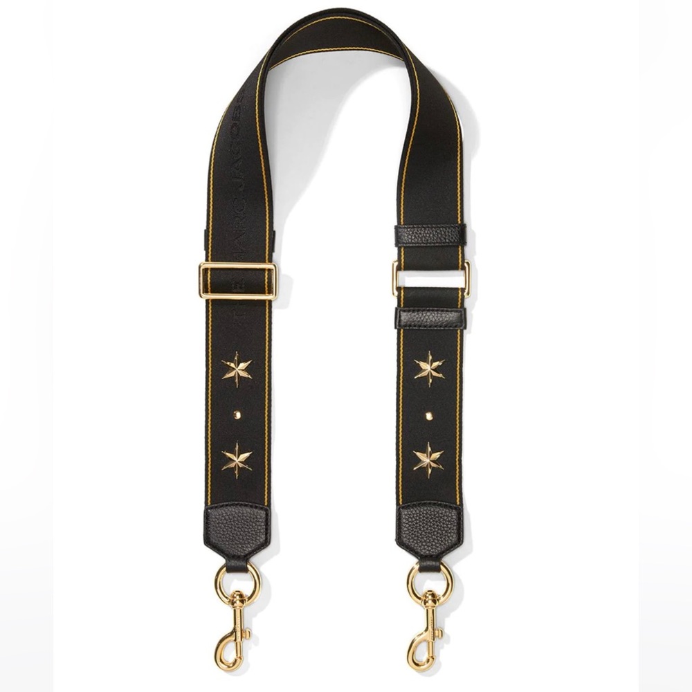 THE MARC JACOBS GILDED WEBBING STRAP